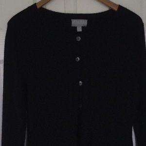 Black pure cashmere sweater